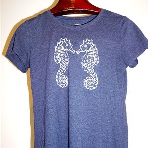 Bass Seahorse Blue Shirt